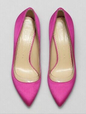 Charlotte Olympia Satin Pumps